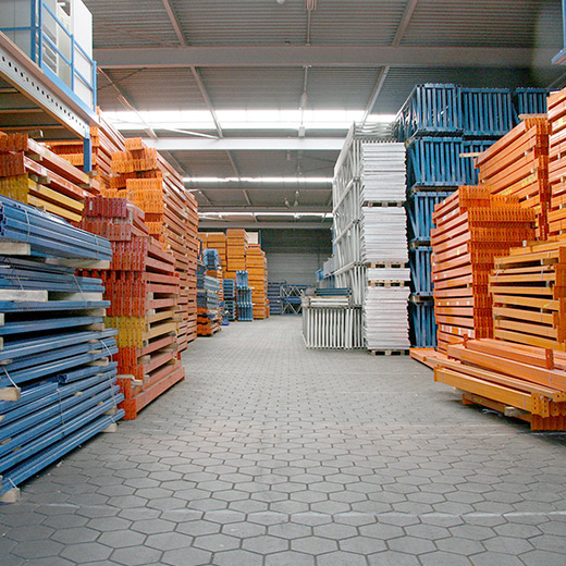 gebruikte magazijnstellingen