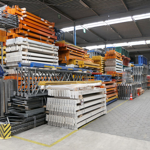 gebruikte magazijnstellingen